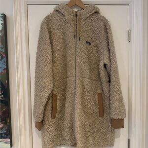 Patagonia Dusty Mesa Parka Teddy Deep Pile Jacket 25115 Womens Sz XL